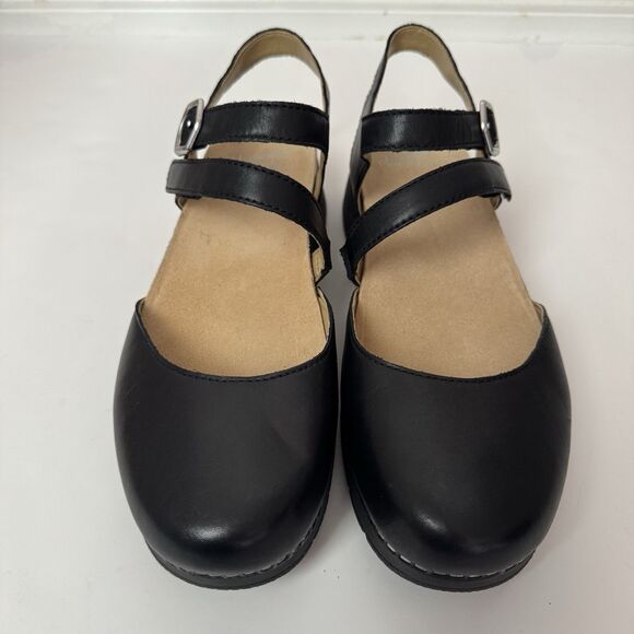 Dansko Women's Rissa Nappa Mary Jane Sandals Shoes EUR 40 US 9.5 Black - Picture 4 of 12